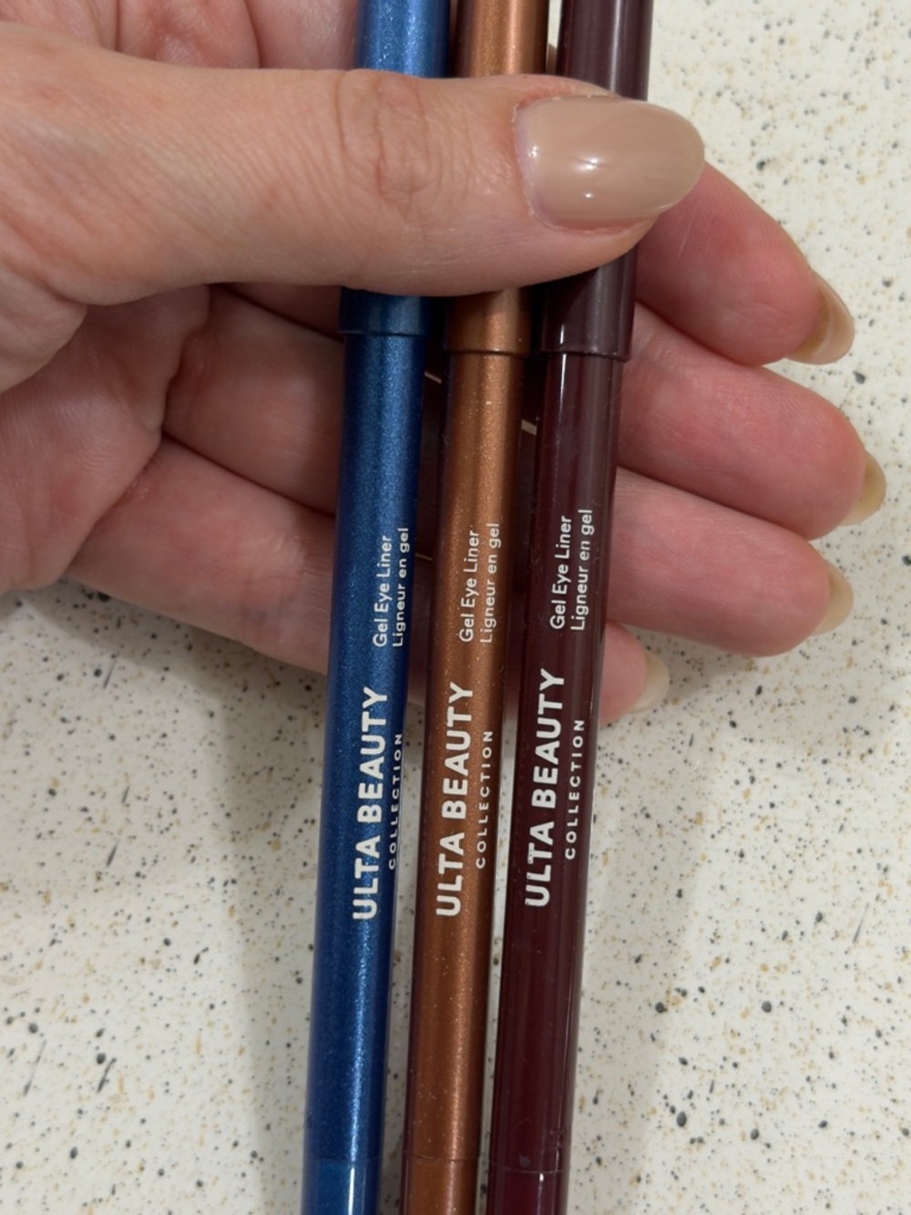 Ulta Beauty Gel Eye Liner Trio — Blue, Copper, Maroon